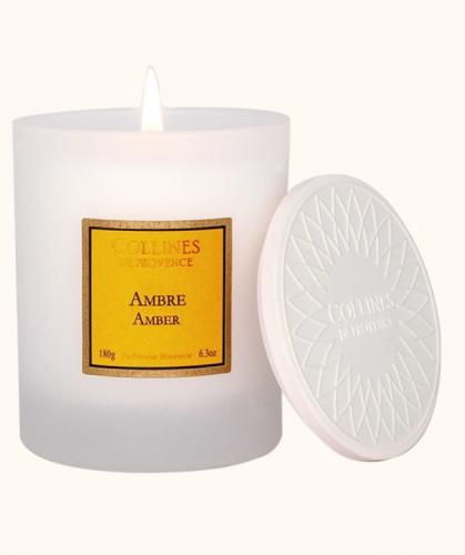 Collines de Provence Kerze Amber Vanille