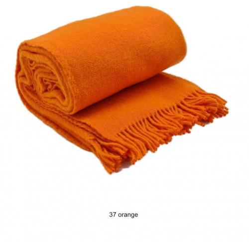 D&T Wolldecke Basic Orange