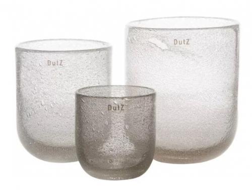 DutZ Flowervase Clearbubbles, klar, schoen, modern