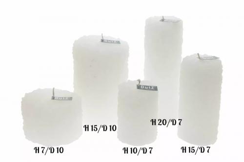 DutZ Vase Candle Ice White H 10 cm / D 7 cm, schick, toll