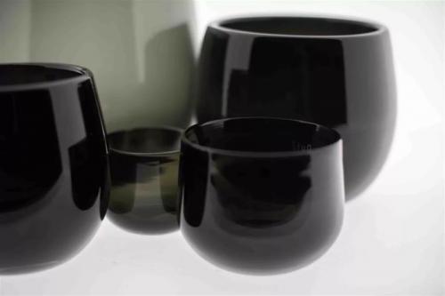 DutZ Vase Pot Smoke H 11cm/ D 13cm, Vase, Details