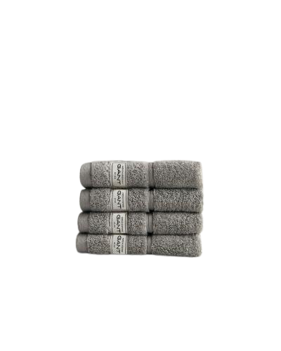Gant Home Premium Handtuch 30x30 Concrete Grey 4er Pack