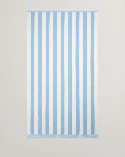 Preview: Gant Strandhandtuch Block Stripe Fresh Blue