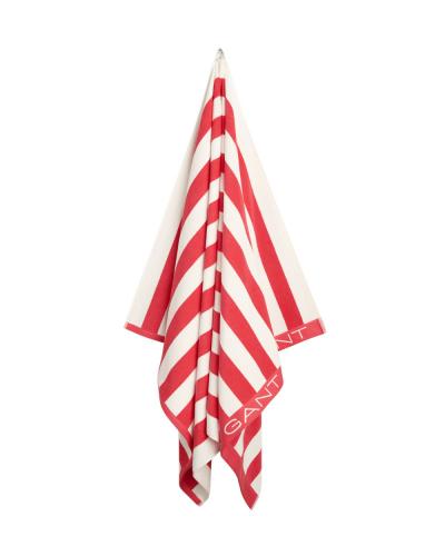 Gant Strandhandtuch Block Stripe Watermelon Red