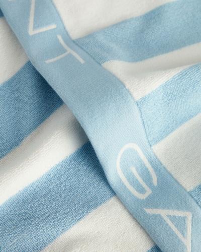 Preview: Gant Strandhandtuch Block Stripe Fresh Blue