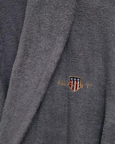 Gant Bademantel Archive Shield Anchor Grey