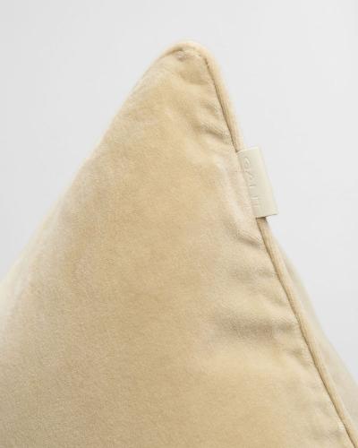 Gant Kissenhülle Velvet Cushion Dry Sand