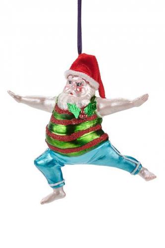 Gift Company Hänger Yoga Santa Krieger-Haltung