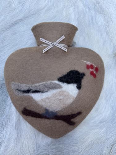 Dorothee Lehnen Herzwärmflasche Meise, tannin