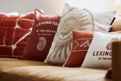 Lexington Sign Organic Cotton Twill Terra White