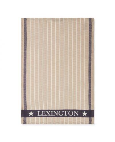 Lexington Küchentuch Organic Cotton/Linen Beige/Grey, wunderschoen, saugstark