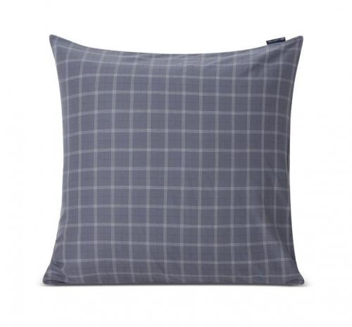 Lexington Kissenbezug Dove/Gray/White Checked Lyocell/Cotton Pin Point