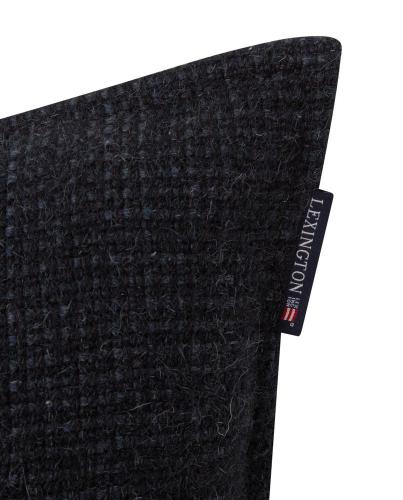 Lexington Kissenbezug Structured Wool Mix Cotton Pillow Dark Gray