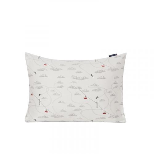 Lexington Kissenhülle Winter Printed Cotton Sateen Bed