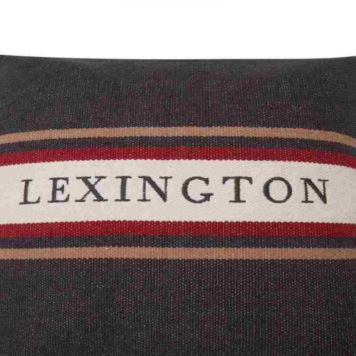 Lexington Kissenhülle Striped Logo Recycled Cotton