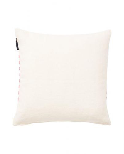 Preview: Lexington Embroidery Striped Linen/Cotton Kissenhülle