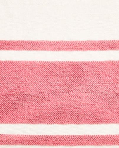 Preview: Lexington Embroidery Striped Linen/Cotton Kissenhülle 60x40