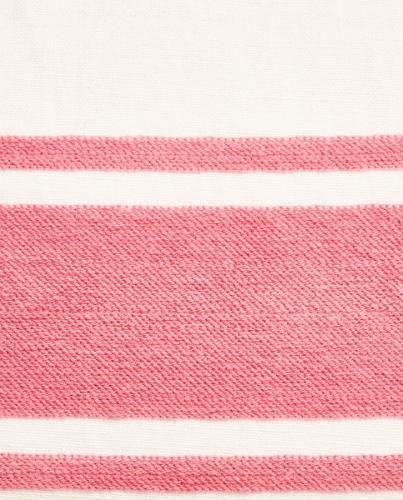 Lexington Embroidery Striped Linen/Cotton Kissenhülle 60x40