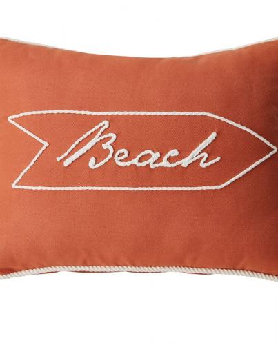 Preview: Lexington Sign Organic Cotton Twill Terra White, Beach