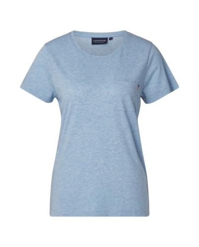 Lexington Ashley Jersey Tee T-Shirt Light Blue Melange