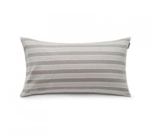 Lexington Kopfkissenbezug Gray/White Striped Lyocell/Cotton, modern