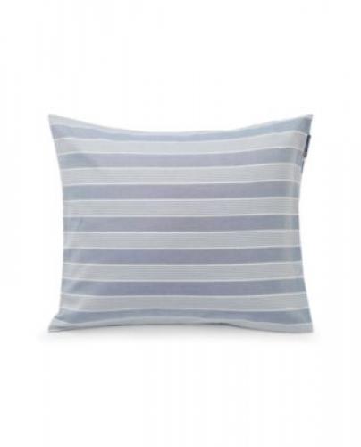 Preview: Lexington Kopfkissenbezug Blue/Off White Striped Lyocell/Cotton, modern, super