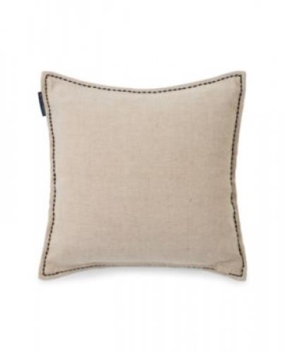 Lexington Kissenbezug Like Home Printed Cotton/Jute Beige/Gray, Rueckseite