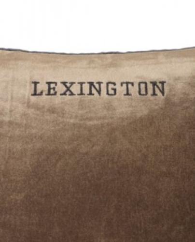 Lexington Kissenbezug Stripped Viscose/Cotton Velvet Pillow , Stickerei