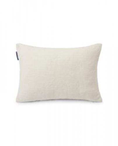Lexington Kissenbezug Striped Cotton Beige/Gray, Rueckseite