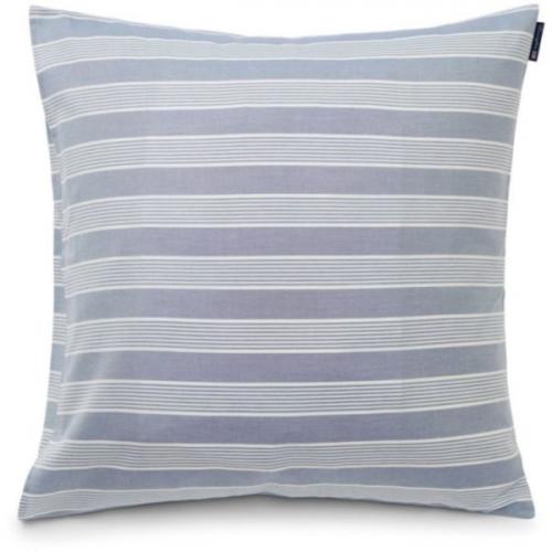Lexington Kopfkissenbezug Blue/Off White Striped Lyocell/Cotton, kuschelig, trendig