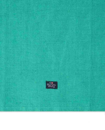 Preview: Lexington Küchentuch Striped Linen Cotton Green, Close up