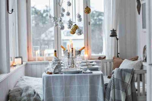 Lexington Tischdecke Linen Cotton Pepita Check
