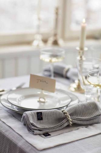 Preview: Lexington Tischdecke Linen Cotton Pepita Check
