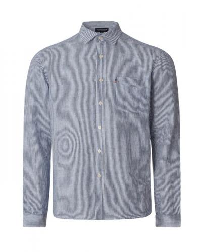 Lexington Ryan Line Shirt White Blue, Hemd, schick, modern