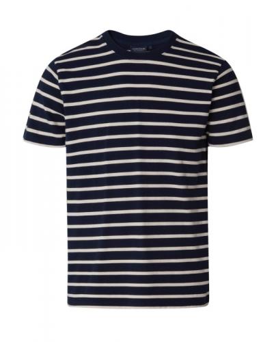 Lexington Ricky Striped Tee Dark Blue Beige Stripe, schick, Streifen