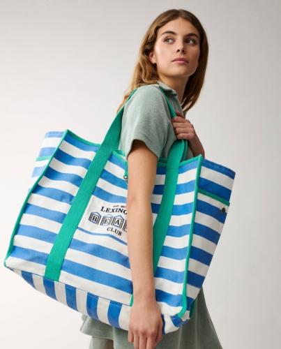 Preview: Lexington Madison Organic Cotton Family Beach Bag, Mood, Model