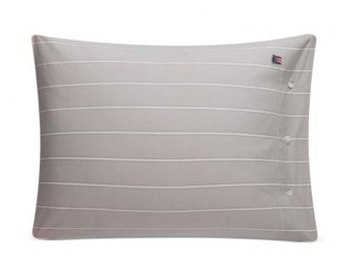 Lexington Kopfkissenbezug Gray Striped White, schoen, fein, grau