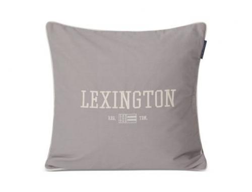 Lexington Kissenbezug Logo Organic Cotton Twill, weich, kuschelig