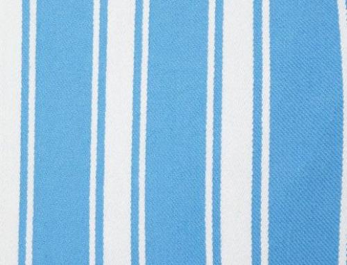 Lexington Kissenbezug All Over Striped Organic Cotton Twill Blue-White, Streifenschick