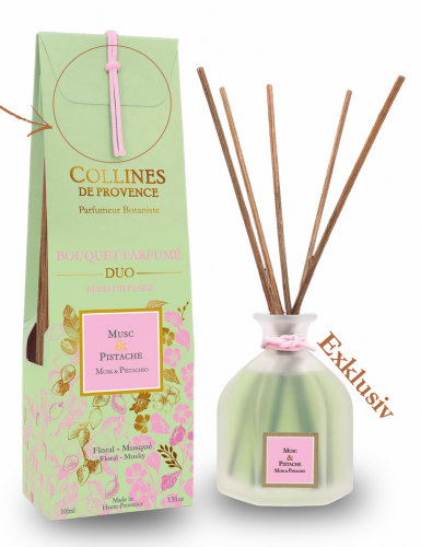 Collines de Provence Duftstäbchen 100ml Moschus & Pistachio