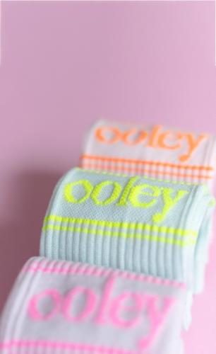 ooley Socken Pastel Neon Pink