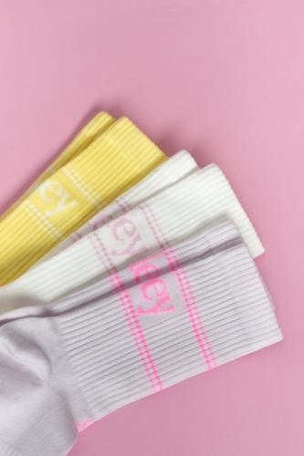 ooley Socken Pastel Neon Pink