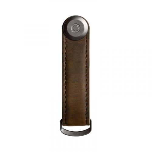 Orbitkey Schlüsselorganisator Crazy Horse Leather Oak brown