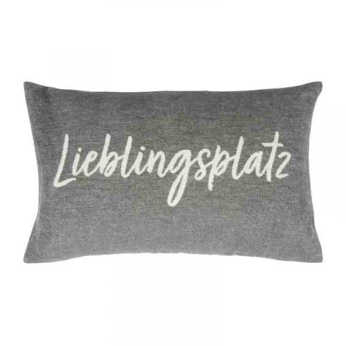 pad home Design Kissenhülle Snug grey 35 x 60 