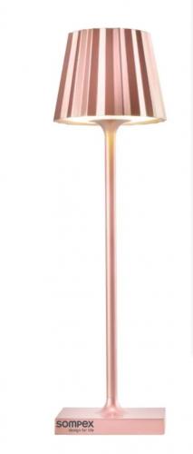 sompex LED Gartentischleuchte Troll Nano rosegold