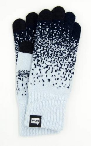 Evolg Handschuhe Scrub Navy Pale Blue, Verlauf, schoen, modern