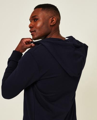 Lexington Michael Hoodie Dark Blue, Mood, Model, Back