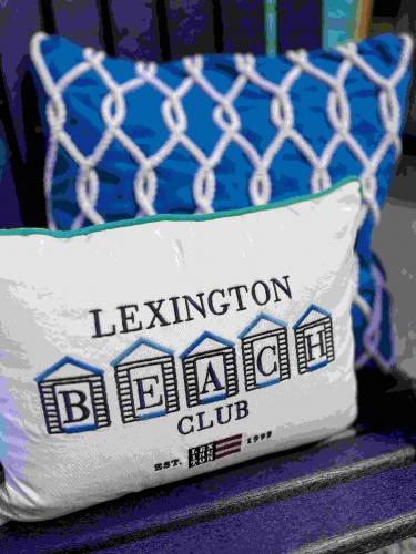 Lexington Kissenbezug Beach Club Small Embroidered Organic Cotton