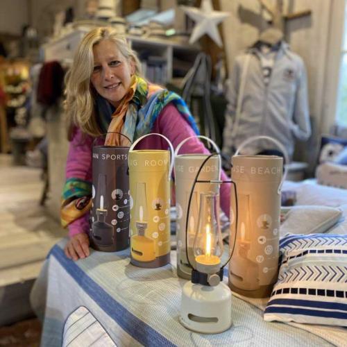 Laterne Led mit Bluetooth Lautsprecher MoriMori Monolit Ocean