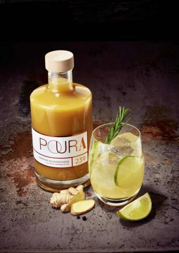 Ingwer Essenz Poura, Zitrone, Ingwer, Gesund